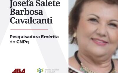 Profa. Josefa Salete Barbosa Cavalcanti recebe o título de Pesquisadora Emérita do CNPq
